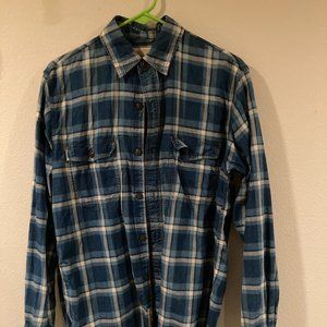 Shuttlenotes Master Cloth Blue Plaid Shirt